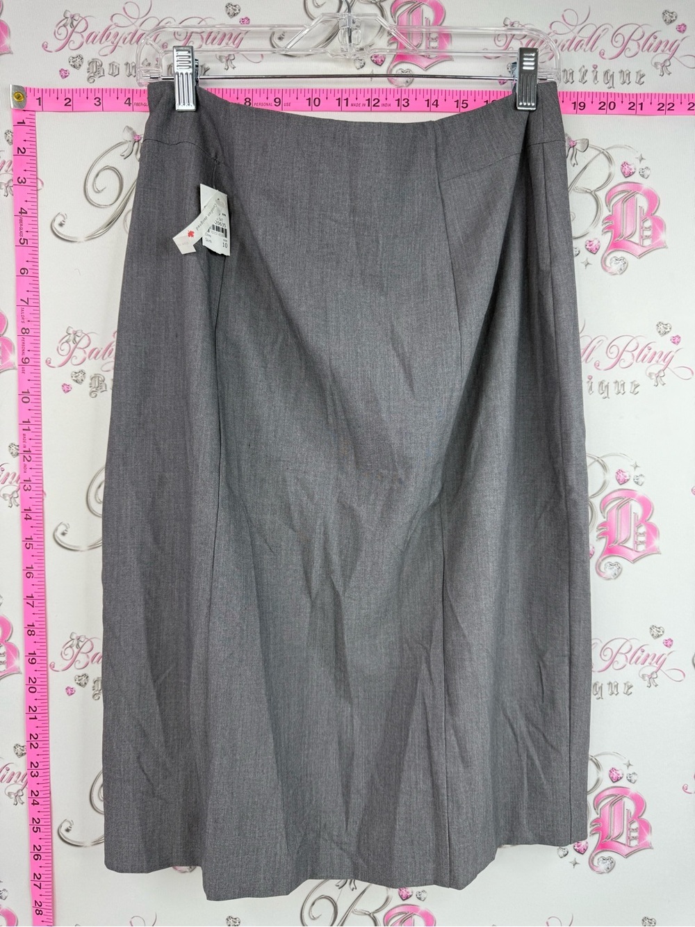 Tobias skirt pencil style grey Gray Midi Pencil Skirt new